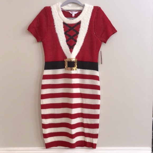 NWT Christmas Sweater Dress Size Juniors Small - Picture 9 of 9